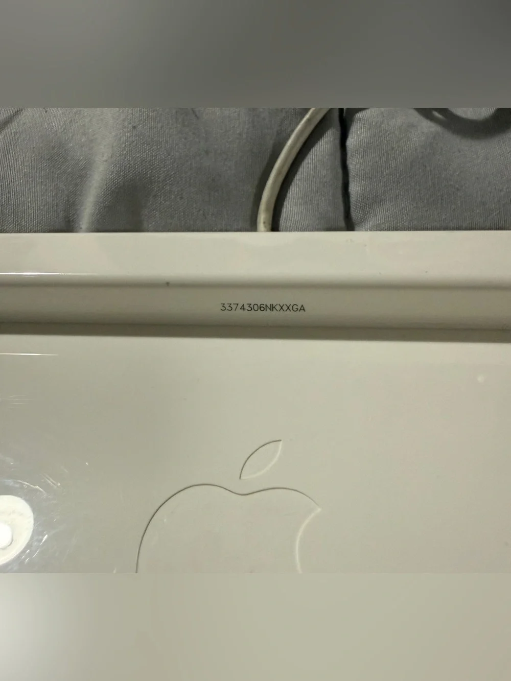 Genuine Apple Keyboard Wired A1243 White Slim Keyboard W/ Numeric Keypad TESTED